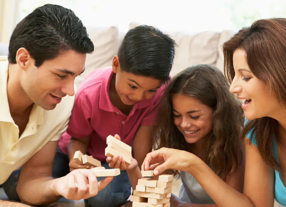 Bom relacionamento entre pais e filhos